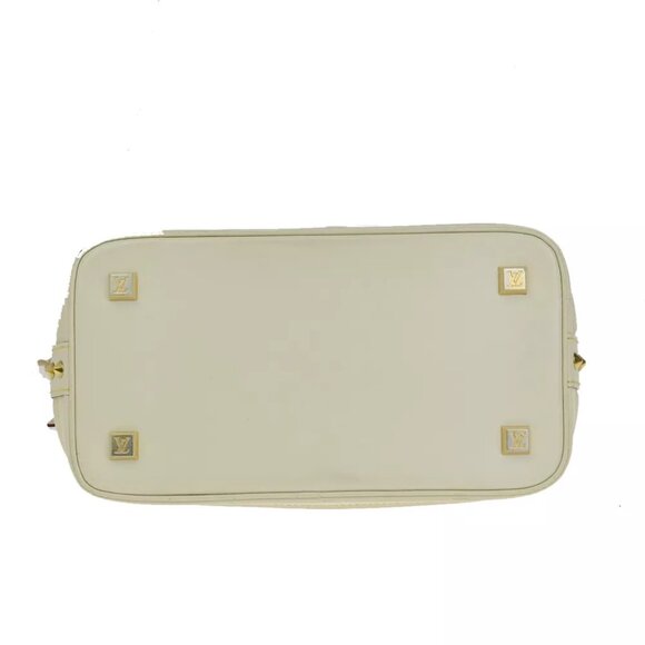 LOUIS VUITTON Suhali Lockit PM Hand Tote Bag White Gold France M91887 34SH945 - Picture 15 of 16